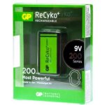 GP Recyko 6F22 9V 200 mAh 1ks 1032521020 – Zboží Mobilmania