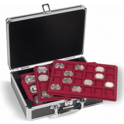 LEUCHTTURM Kufr na plata na mince CARGO S6 červené plata Typ Různé – Zbozi.Blesk.cz