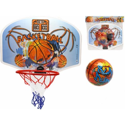 Basketbalový koš 41x31 cm s míčem – Zboží Mobilmania