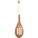 Vařečka akácie s otvory 30 cm WHITELINE - ORION domácí potřeby – Hledejceny.cz