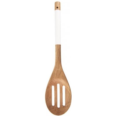 Vařečka akácie s otvory 30 cm WHITELINE - ORION domácí potřeby – Hledejceny.cz