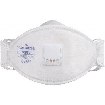 Portwest Respirátor Dolomite P361 Trojitý FFP3 s ventilkem bílá 10ks – Sleviste.cz