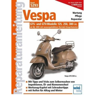 Vespa GTS- und GTV-Modelle 125, 250, 300 i.e. - ab Modelljahr 2005