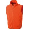 Pánská vesta Result Core Měkká lehká mikrofleecová vesta Gilet oranžová