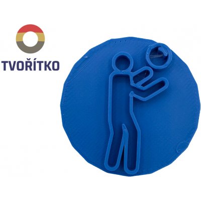 TVOŘÍTKO Volejbalista III Rozměr: 5 cm, + Vykrajovátko: Ano – Hledejceny.cz