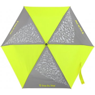 Dětský skládací deštník s magickým efektem neonová žlutá – Zboží Mobilmania