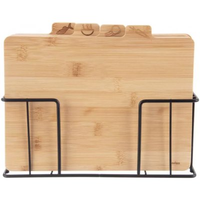 Prkénko bambus/kov krájecí set 4 ks – Zboží Mobilmania