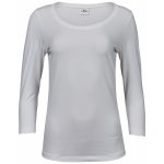 Strech tričko s 3/4 rukávy Bílá – Zboží Dáma