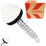 Klimas Vruty do dřeva s podložkou EPDM 4,8x35mm RAL 9003 250 Ks – Hledejceny.cz