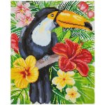 VIMALOR Diamantové malování Tukan 34 x 43 cm – Zboží Mobilmania