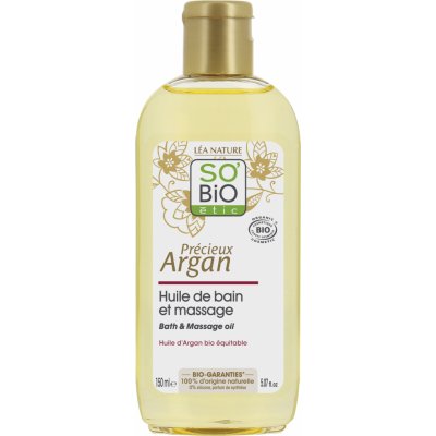 LÉA NATURE SO BiO étic Argan koupelový a masážní olej 150 ml – Zboží Mobilmania