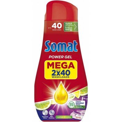 Somat Gel do myčky All-in-1 Lemon & Lime 2 x 40 dávek – Zboží Mobilmania