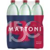 Voda Mattoni perlivá přírodní minerální voda, 6x1,5l