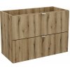 Koupelnový nábytek Comad Nova Oak skříňka 80x39x57 cm závěsná pod umyvadlo dub NOVA OAK A 82-80-2S