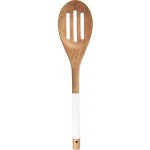 Vařečka akácie s otvory 30 cm WHITELINE - ORION domácí potřeby – Hledejceny.cz