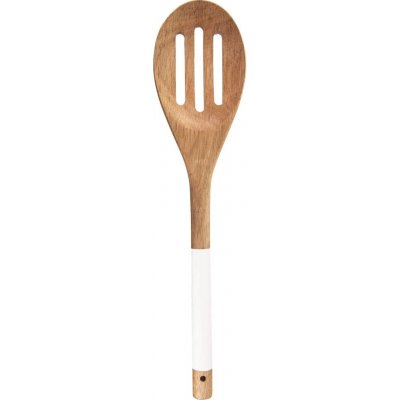 Vařečka akácie s otvory 30 cm WHITELINE - ORION domácí potřeby – Hledejceny.cz