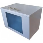 Box na letáky - VELKOKAPACITNÍ - lakovaný - RAL 7016 MAT. - ANTRACIT – Hledejceny.cz