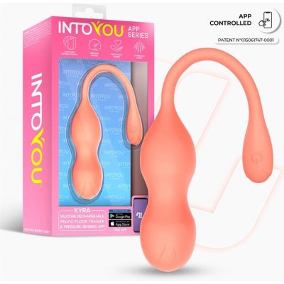 InToYou App Series Kyra Pelvic Floor Trainer with Pressure Sensing & App Orange – Zboží Dáma