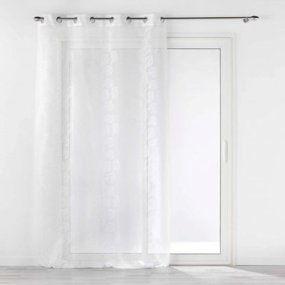 Douceur d'intérieur Záclona s oky EDEINIA, 140 x 240 cm bílá – Zboží Mobilmania