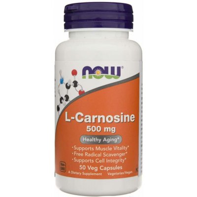 Now Foods Foods L-Karnosin 500 mg 50 rostlinných kapslí – Hledejceny.cz