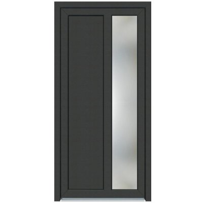 Solid Elements Premium antracit/bílé prosklené 110 L W1DRBCZTK1.0039 – Zboží Mobilmania