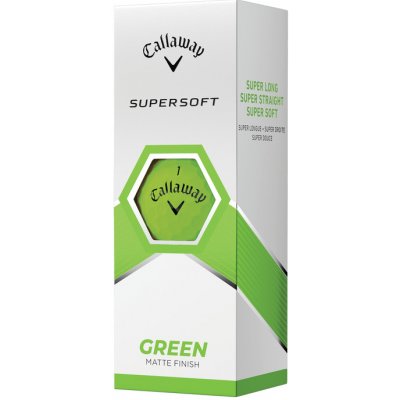 Callaway Supersoft 23 2-plášťové green (zelené) 3 ks – Zboží Dáma