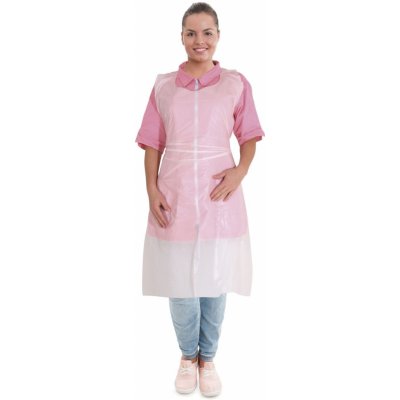 WIMEX Zástěra na jedno použití bílá 80 x 125 cm PE 50 ks 68130 – Sleviste.cz