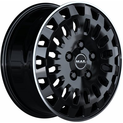MAK OVERLAND 7x17 5x120 ET60 black mirror ring | Zboží Auto