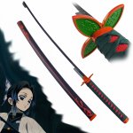 Chladné Zbraně Ninchirin Katana "SHINOBU KOCHO ORIGINAL" se zádovým přehozem - Demon Slayer – Sleviste.cz