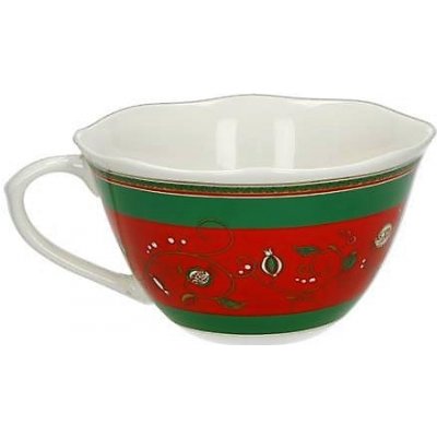 Brandani Vánoční velký šálek na čaj cappuccino Tempo di Festa 450 ml – Hledejceny.cz