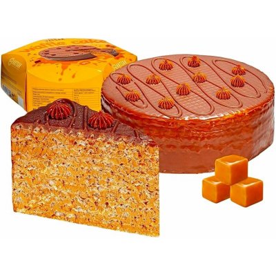 Lackmann Oplatkový dort se slazeným kondenzovaným mlékem 0,9 kg – Zboží Dáma