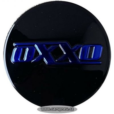 Středová krytka s logem | OXXO | 60 mm | modré logo | balení 4 ks (OXXO.07 / XC60M / XC60OX-3D-GB) – Hledejceny.cz