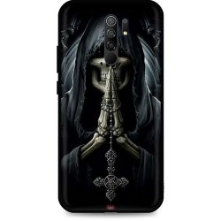 Pouzdro TopQ Xiaomi Redmi 9 silikon Grim Reaper