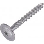 HPM TEC RAPI-TEC SK 8,0x80/50+R - stavební vrut do dřeva, polozávit, pozink, talířová hlava, TORX T40 – Hledejceny.cz