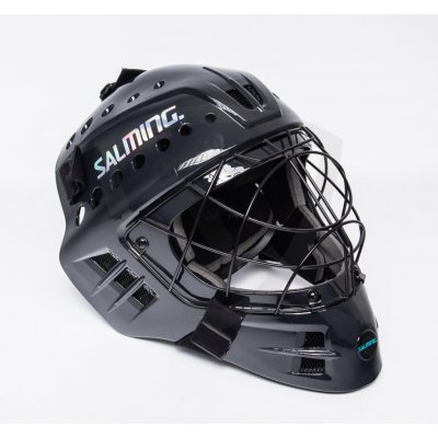 Salming Phoenix Elite Helmet Black Shiny černá – Zboží Mobilmania