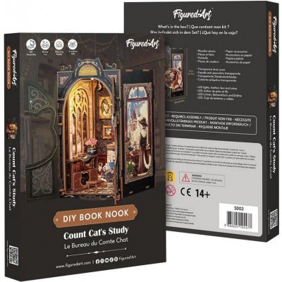 Figured ART Book Nook sada Knihovna hraběte Kocoura – Hledejceny.cz