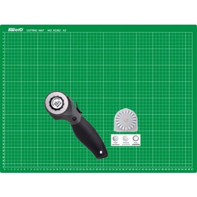 KW-triO řezací podložka A2 + řezací kolečko + náhradní břity kreativní výhodná cena – Sleviste.cz
