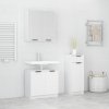 Koupelnový nábytek Nábytek XL 3dílný set koupelnových skříněk bílý kompozitní dřevo