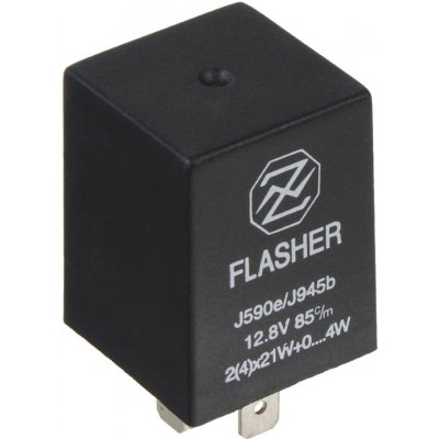 Elektronický přerušovač blinkrů, 12V, 4 kontakty - 46061 – Hledejceny.cz