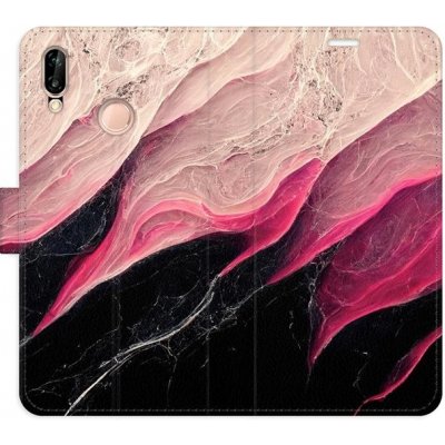 Pouzdro iSaprio flip BlackPink Marble Huawei P20 Lite – Hledejceny.cz