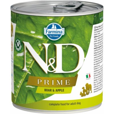 N&D Prime Dog Adult Boar & Apple 285 g – Hledejceny.cz