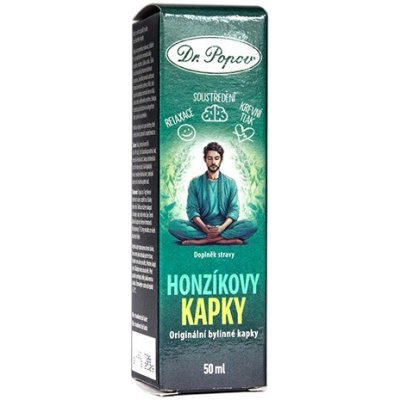 Dr. Popov Honzíkovy kapky, originální bylinné kapky 50 ml – Hledejceny.cz