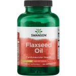 Swanson Flaxseed Oil 1000 mg 100 kapslí – Hledejceny.cz