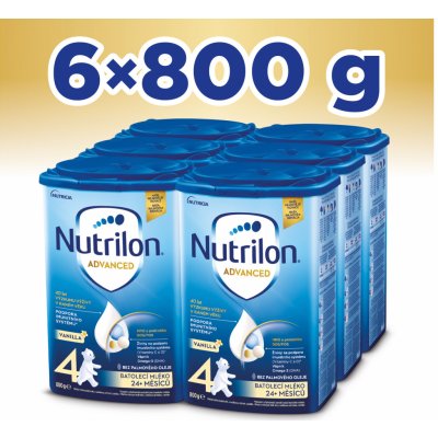 Nutrilon 4 Advanced Vanilla 6 x 800 g – Zboží Mobilmania