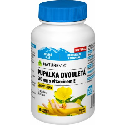 Swiss Pupalka dvouletá + Vitamín E 500 mg 90 kapslí – Zbozi.Blesk.cz