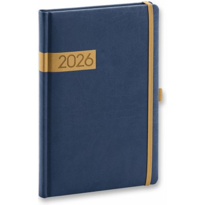 Presco Twill A5 Týdenní 2026 modrý – Zboží Živě