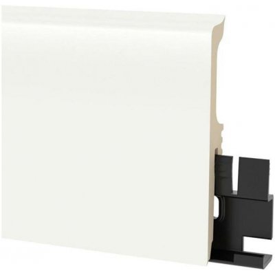 Arbiton VIGO 80 Podlahová lišta Bílá – Zboží Mobilmania