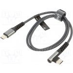 Goobay 64658 USB 2.0, USB C vidlice, USB C úhlová zástrčka, 0,5m – Sleviste.cz