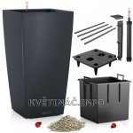 Lechuza Květináč Cubico Color Břidlicová 22 cm – Hledejceny.cz