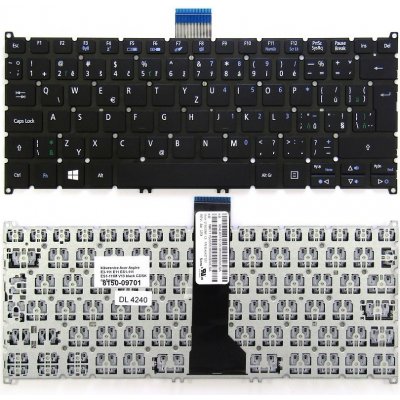 česká klávesnice Acer Aspire E3-111 E11 ES1-111 ES1-111M V13 V5-122 V5-132 černá CZ/SK no frame